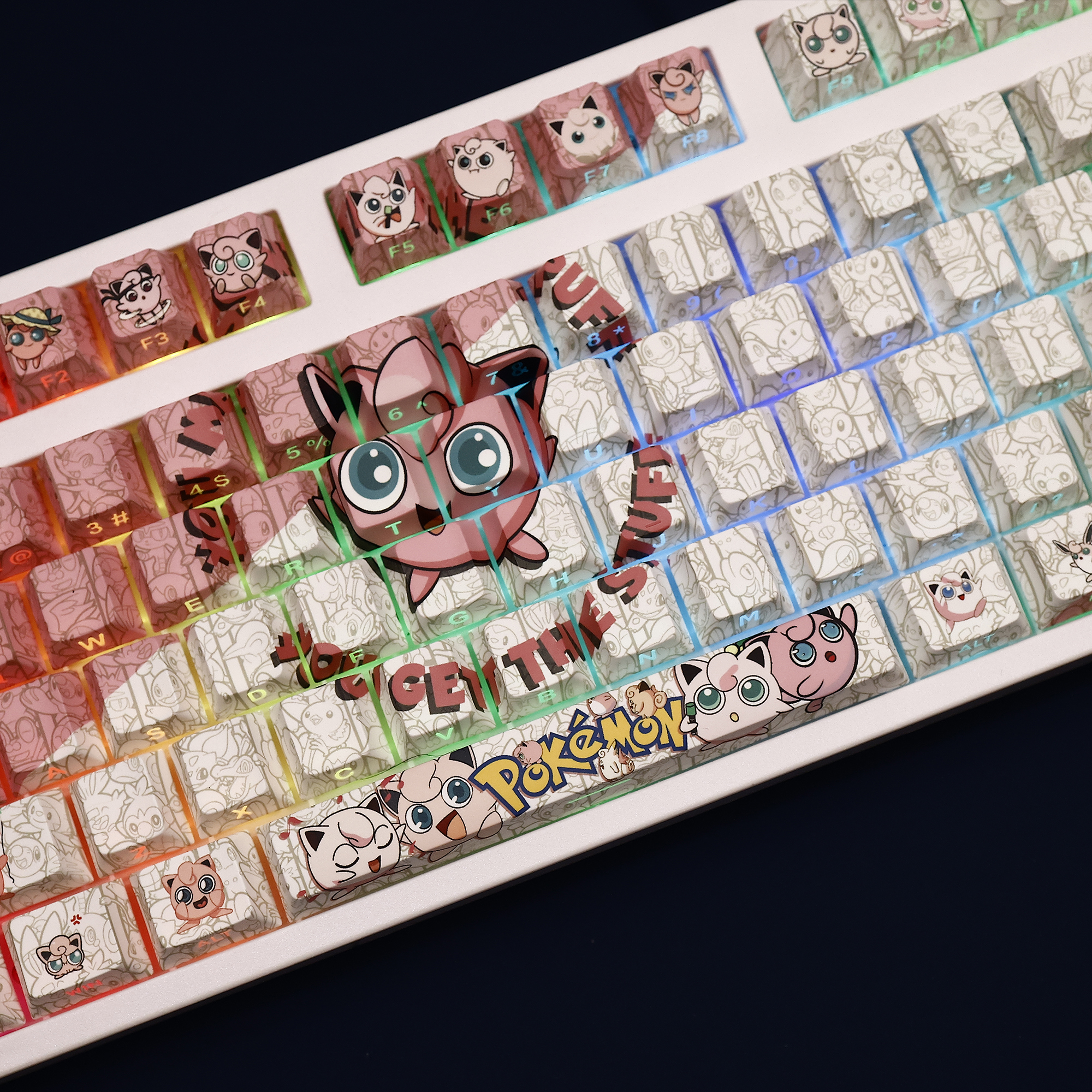 胖丁 108鍵 標準配列 衛星軸鍵帽-ZUIHANG SHOP