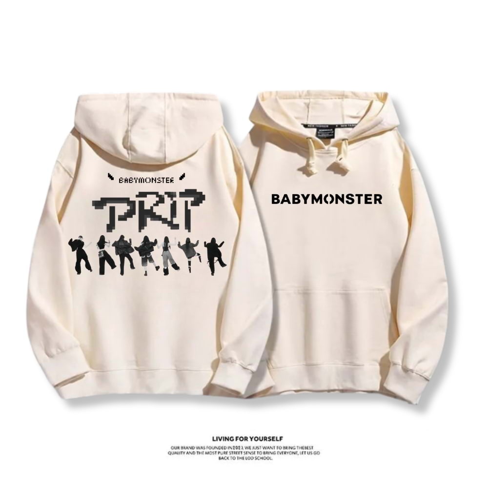 BABYMONSTER 2025秋冬新款 親子情侶男女連帽衛衣