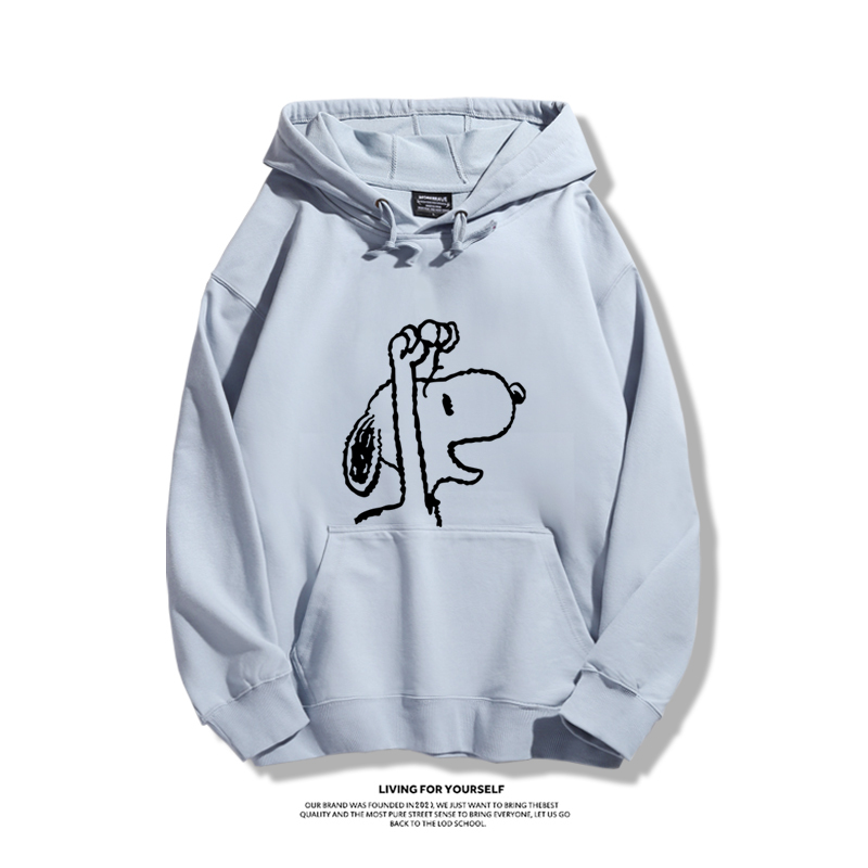 史努比 秋冬新款 親子情侶男女連帽衛衣