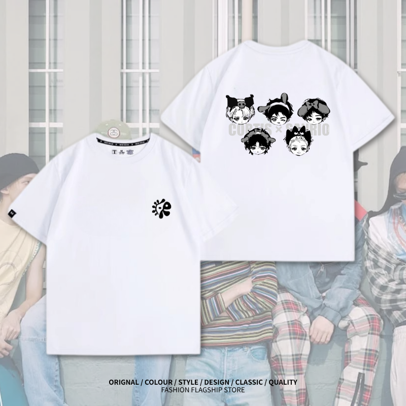 CORTIS 2025新款 親子情侶男女印花短袖T恤