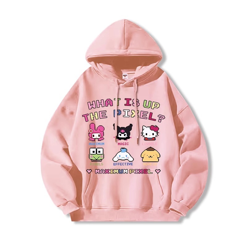 三麗鷗新款 親子情侶男女款連帽衛衣-ZUIHANG SHOP