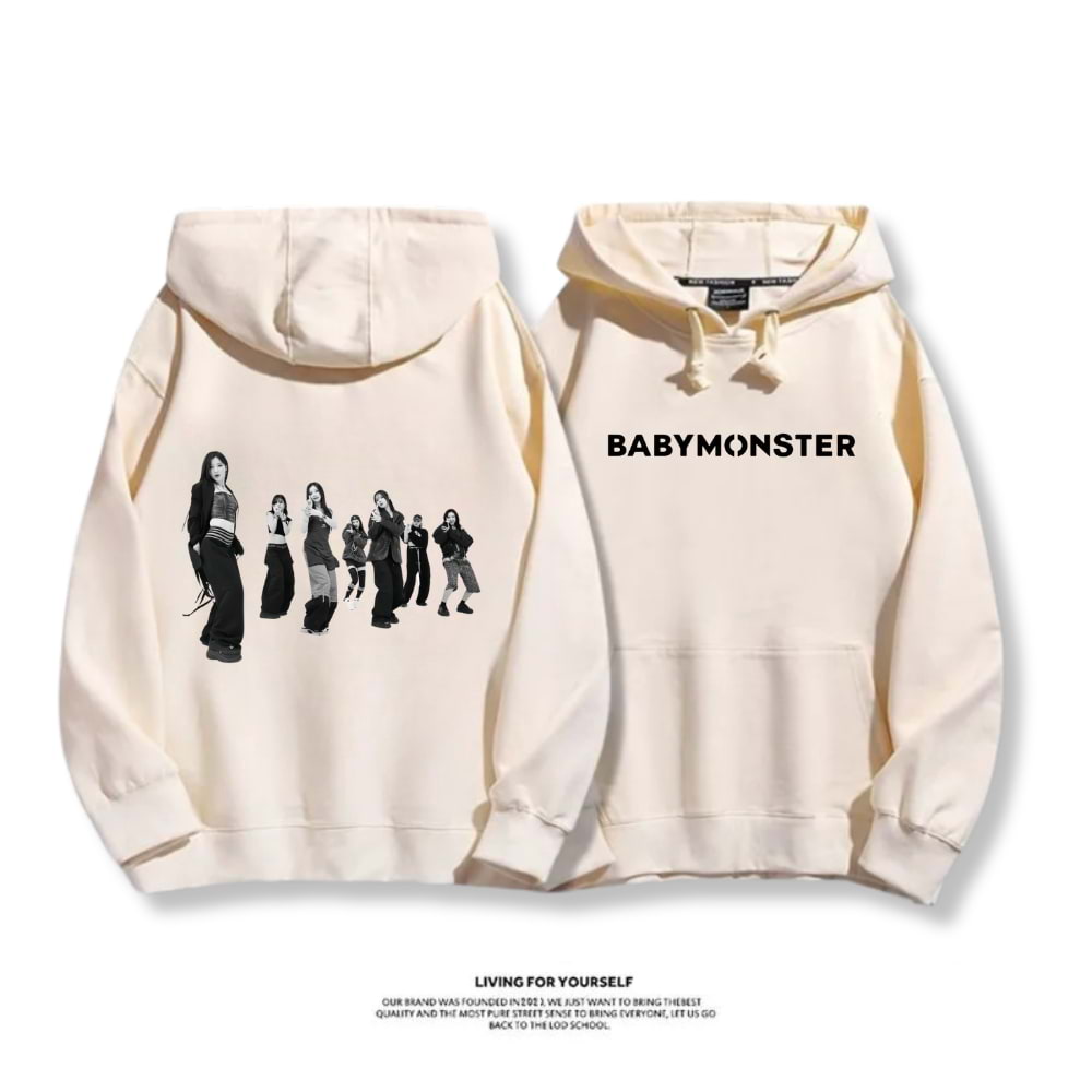 BABYMONSTER 2025秋冬新款 親子情侶男女連帽衛衣