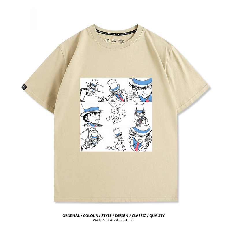 怪盜基德 2025親子情侶男女同款 印花短袖T恤