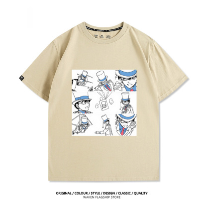 怪盜基德 2025親子情侶男女同款 印花短袖T恤