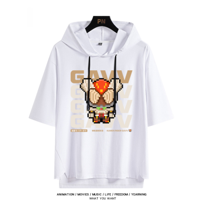 假面動漫騎士 連帽短袖T恤-ZUIHANG SHOP