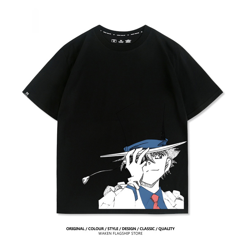 怪盜基德 2025親子情侶男女同款 印花短袖T恤