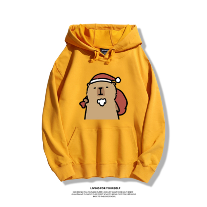 卡皮巴拉聖誕新款 親子情侶男女款連帽衛衣-ZUIHANG SHOP