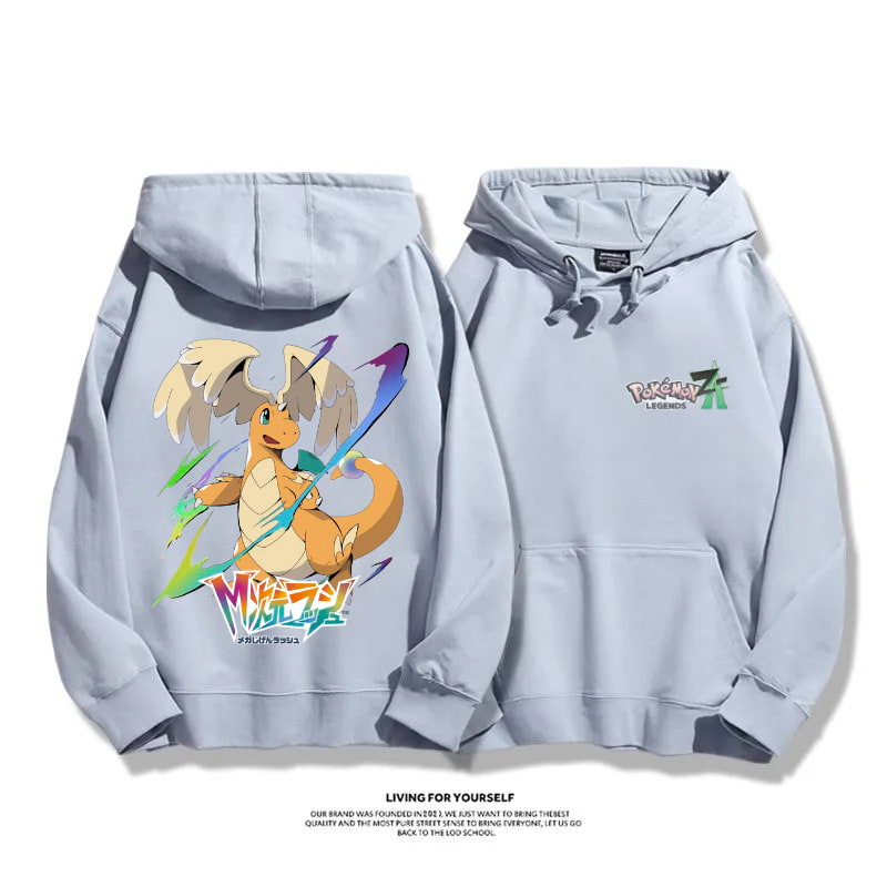 寶可夢傳說 Z-A 2025秋冬新款 親子情侶男女連帽衛衣