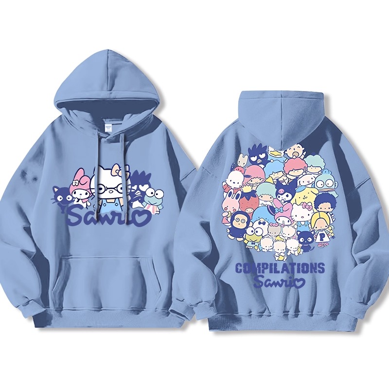 三麗鷗新款 親子情侶男女款連帽衛衣-ZUIHANG SHOP