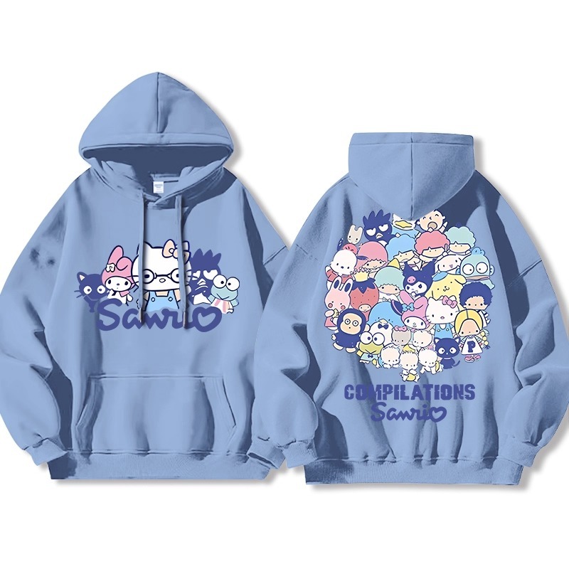 三麗鷗新款 親子情侶男女款連帽衛衣-ZUIHANG SHOP