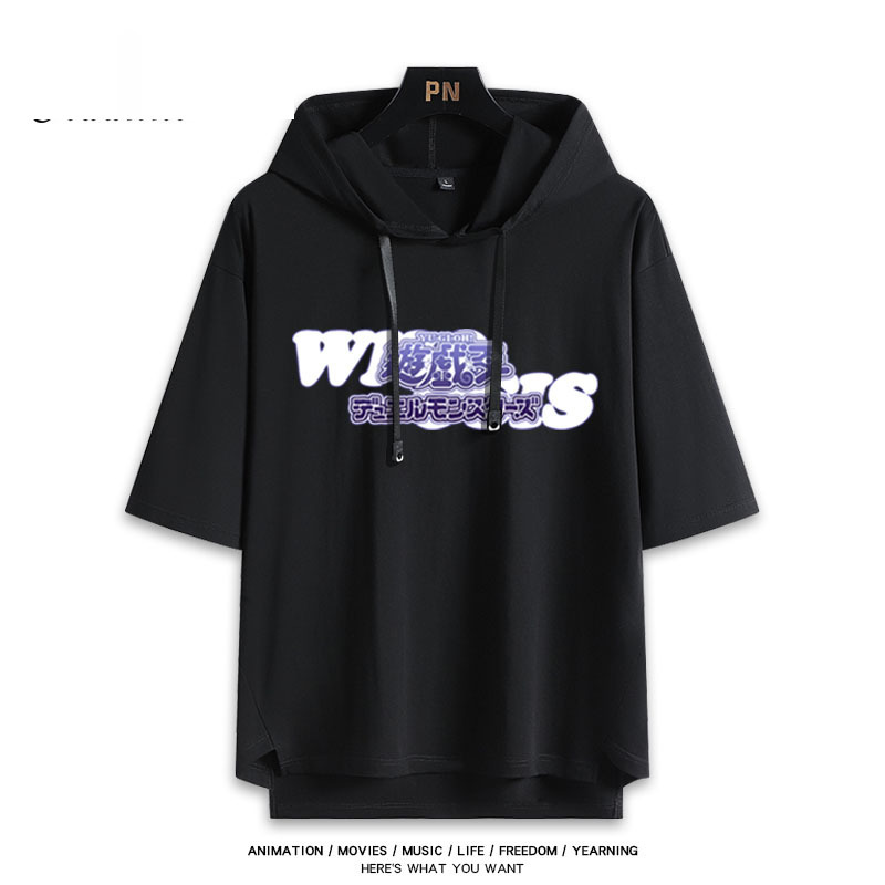 遊戲王 武藤遊戲 連帽短袖T恤-ZUIHANG SHOP