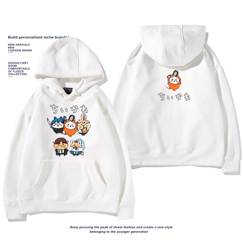 Chiikawa新款 親子情侶男女款連帽衛衣-ZUIHANG SHOP