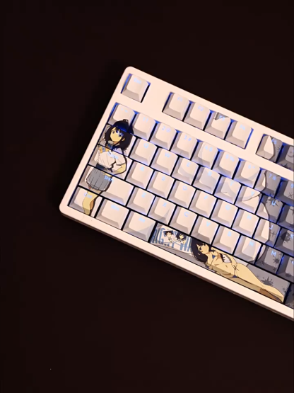 八奈見杏菜透光RGB108鍵標準配列衛星軸鍵帽