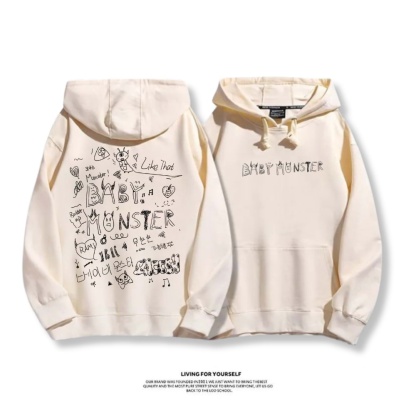 BABYMONSTER 2025秋冬新款 親子情侶男女連帽衛衣