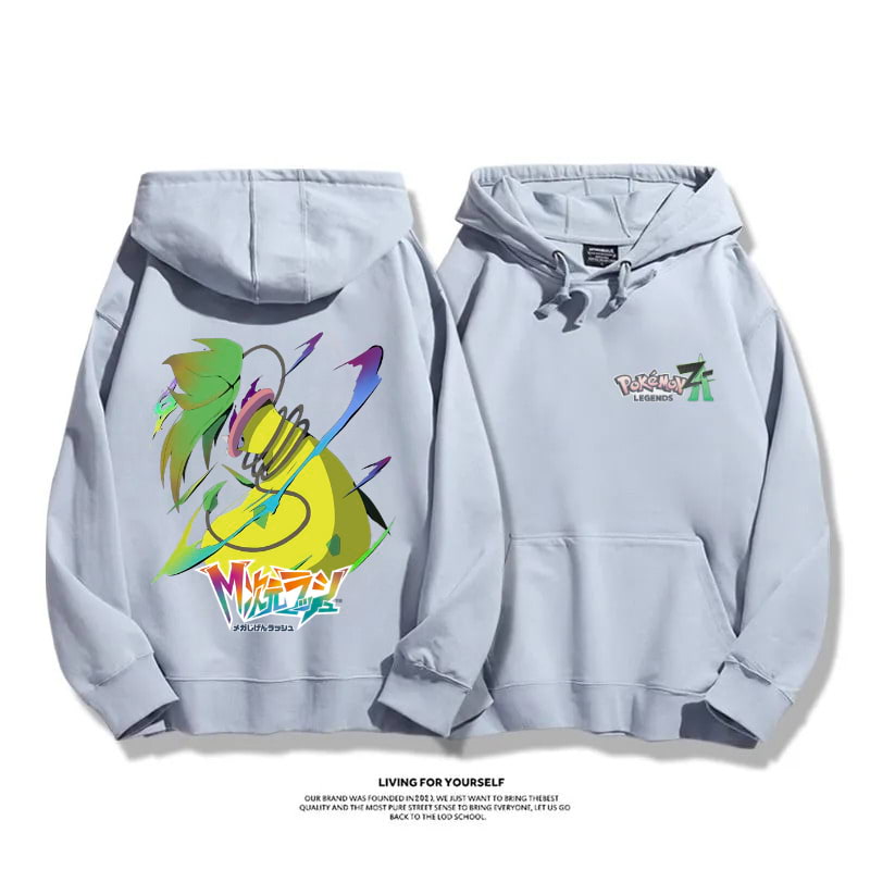 寶可夢傳說 Z-A 2025秋冬新款 親子情侶男女連帽衛衣