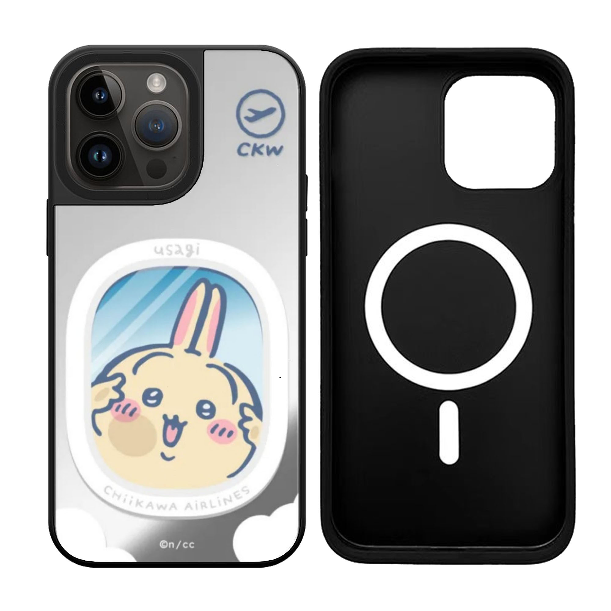 Chiikawa MagSafe 兼容鏡面強韌防摔手機殼