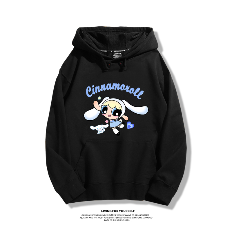 飛天小女警聯名新款 親子情侶男女款連帽衛衣-ZUIHANG SHOP