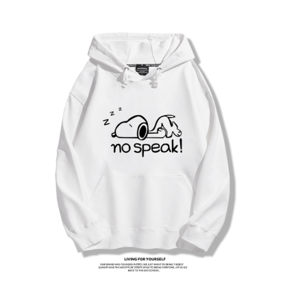 史努比 秋冬新款 親子情侶男女連帽衛衣