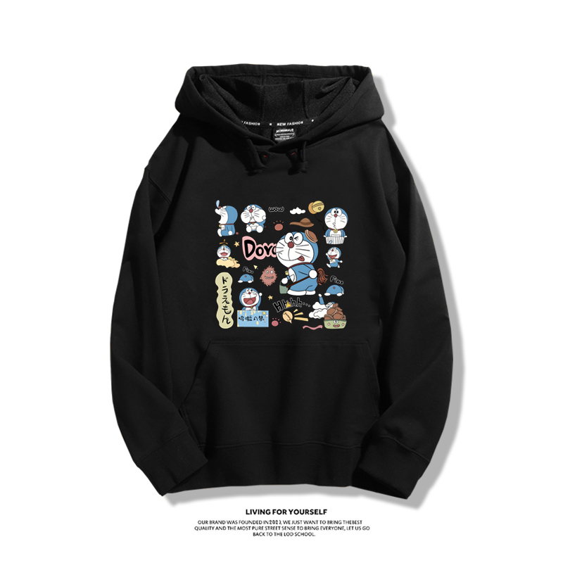 叮噹貓新款 親子情侶男女款連帽衛衣-ZUIHANG SHOP