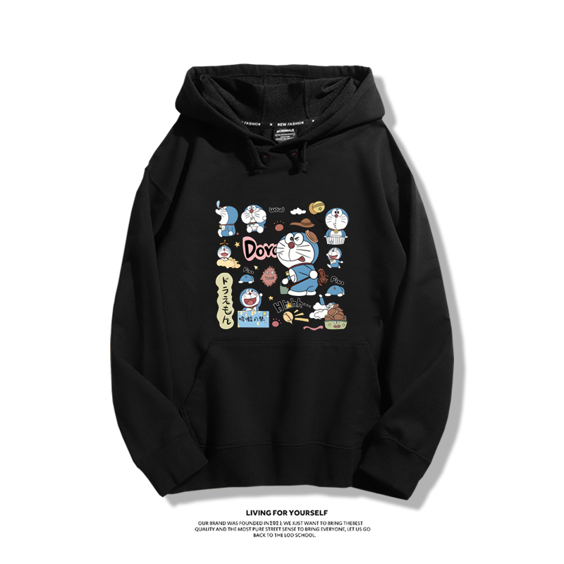 叮噹貓新款 親子情侶男女款連帽衛衣-ZUIHANG SHOP