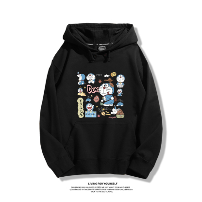 叮噹貓新款 親子情侶男女款連帽衛衣-ZUIHANG SHOP