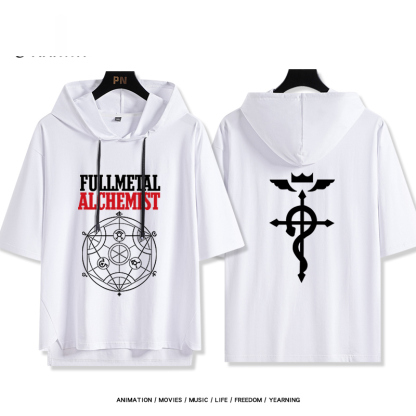 鋼之鍊金術師 連帽短袖T恤-ZUIHANG SHOP