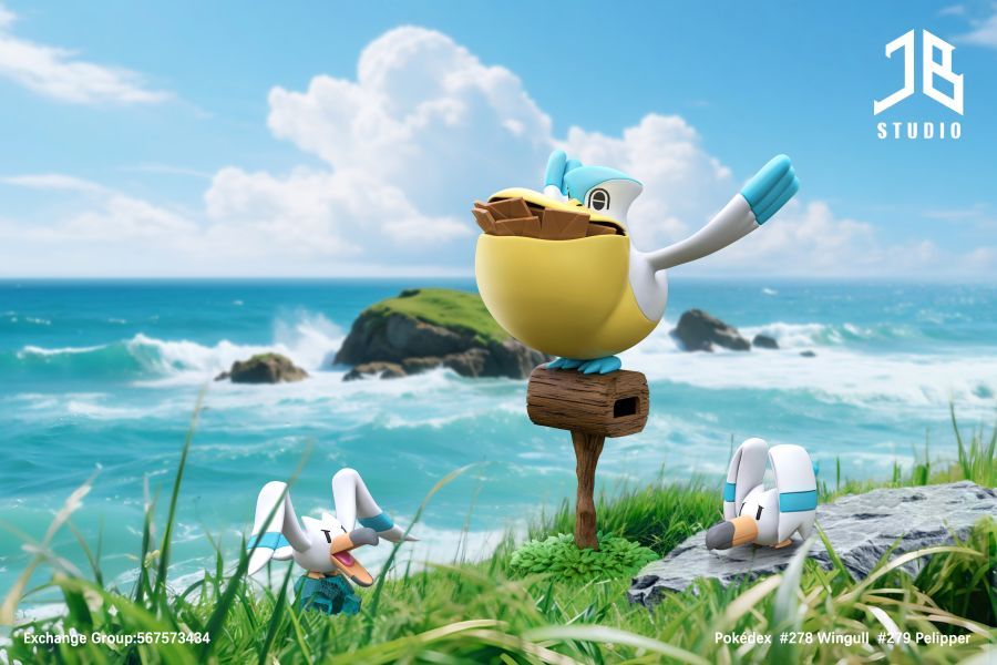 【預購】精寶JB Studio 圖鑑系列 長翅鷗&大嘴鷗進化組