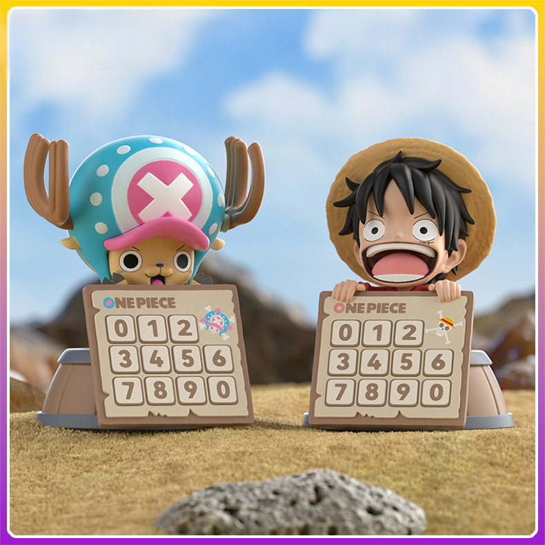 正版海賊王停車號碼牌香薰一體 | ONE PIECE路飛喬巴車載擺件-ZUIHANG SHOP