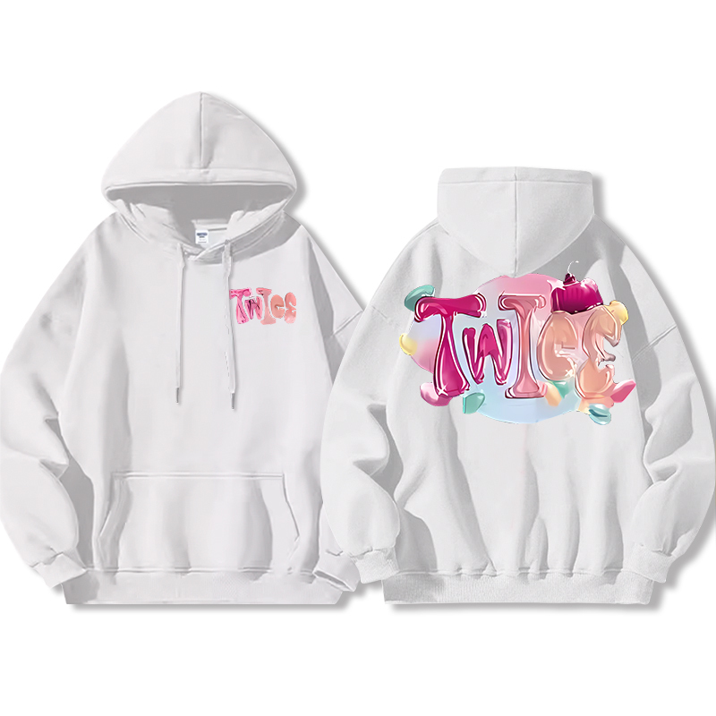 TWICE同款 寬鬆百搭 秋冬款 寬鬆連帽衛衣-ZUIHANG SHOP