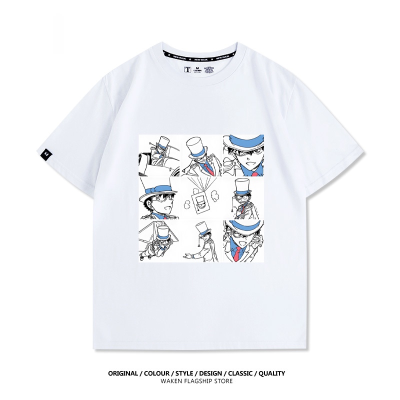 怪盜基德 2025親子情侶男女同款 印花短袖T恤