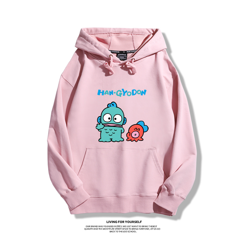 人魚漢頓醜魚新款 親子情侶男女款連帽衛衣-ZUIHANG SHOP