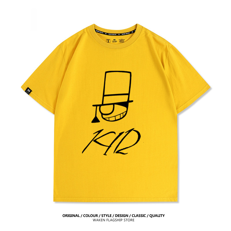 怪盜基德 2025親子情侶男女同款 印花短袖T恤