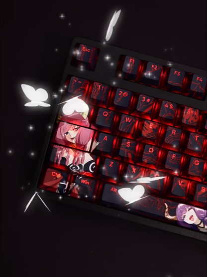 阿烏拉透光RGB108鍵標準配列衛星軸鍵帽