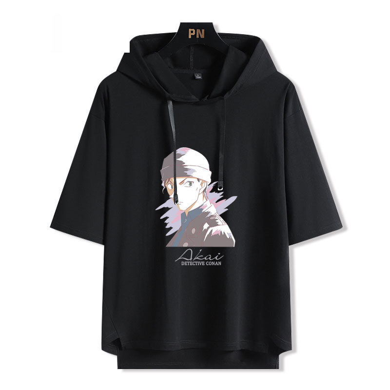 名偵探柯南 連帽短袖T恤-ZUIHANG SHOP