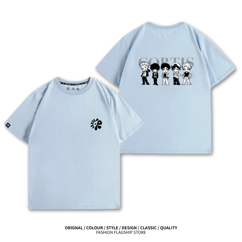 CORTIS 2025新款 親子情侶男女印花短袖T恤