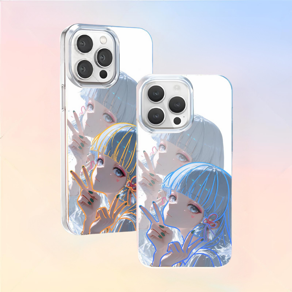 原神極光金漸變防摔手機殼