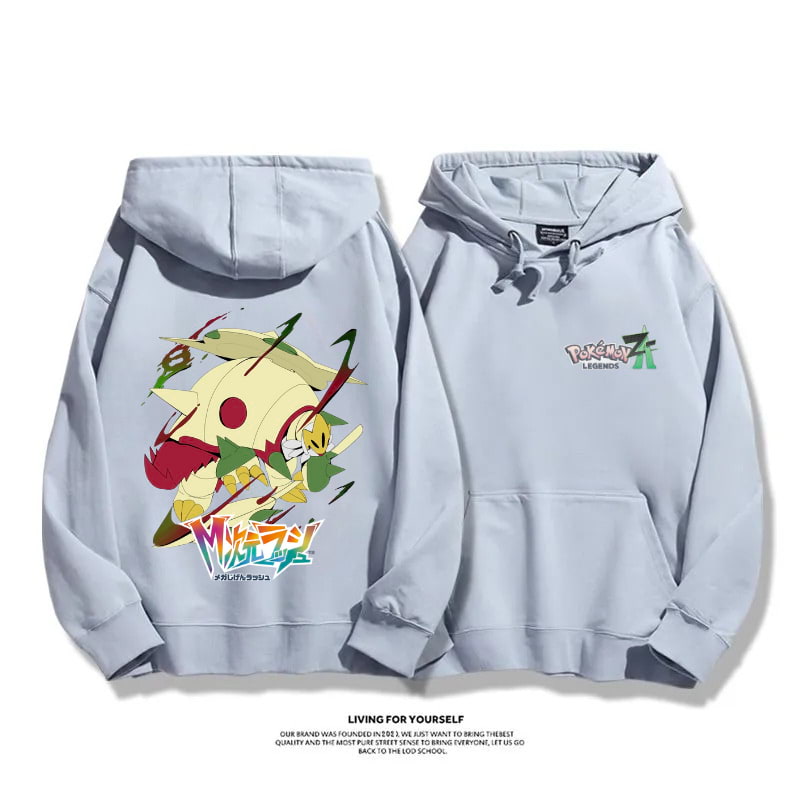 寶可夢傳說 Z-A 2025秋冬新款 親子情侶男女連帽衛衣