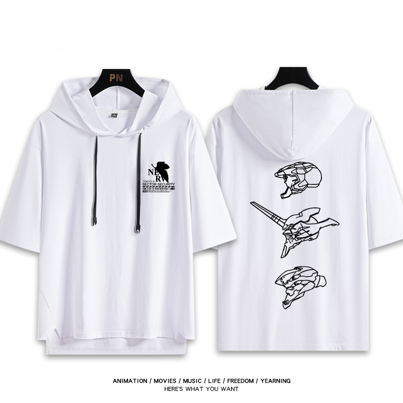 EVA福音戰士 連帽短袖T恤-ZUIHANG SHOP