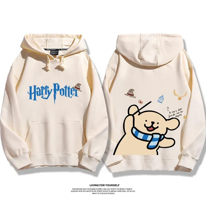 線條小狗 X 哈利波特聯名 親子情侶男女款連帽衛衣-ZUIHANG SHOP