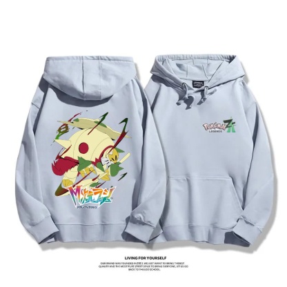 寶可夢傳說 Z-A 2025秋冬新款 親子情侶男女連帽衛衣