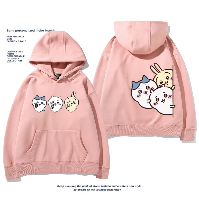 Chiikawa新款 親子情侶男女款連帽衛衣-ZUIHANG SHOP