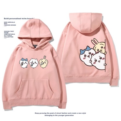 Chiikawa新款 親子情侶男女款連帽衛衣-ZUIHANG SHOP