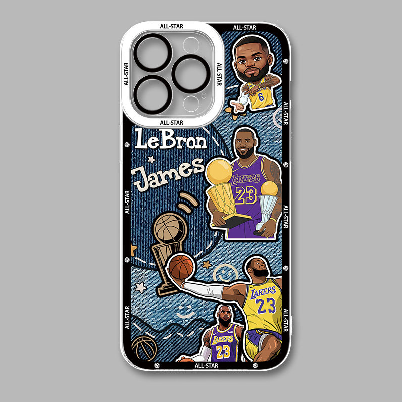 NBA球星天使眼透明防摔軟殼