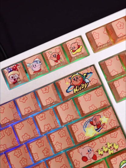 星之卡比透光RGB108鍵標準配列衛星軸鍵帽