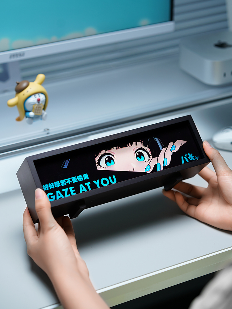 賽博朋克動漫氛圍燈 - 電競桌景必備配件