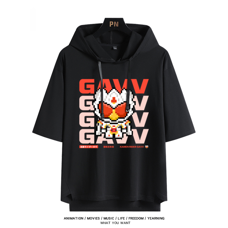 假面動漫騎士 連帽短袖T恤-ZUIHANG SHOP