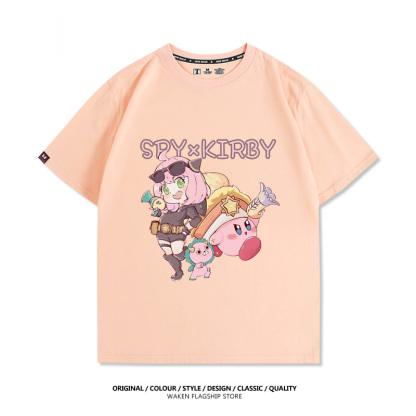 星之卡比X安妮亞 印花短袖T恤-ZUIHANG SHOP