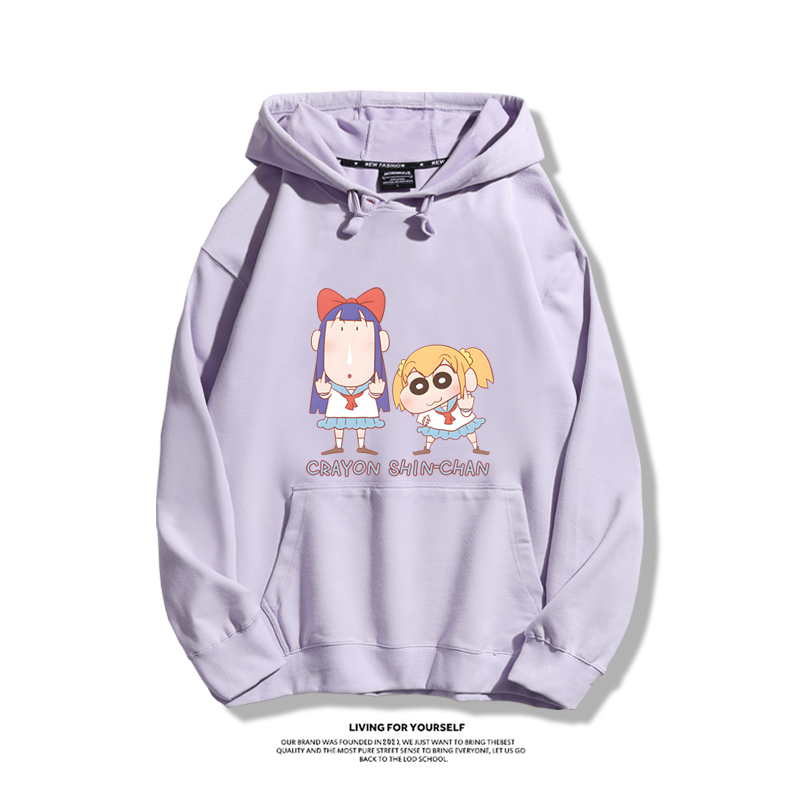 蠟筆小新新款 親子情侶男女款連帽衛衣-ZUIHANG SHOP