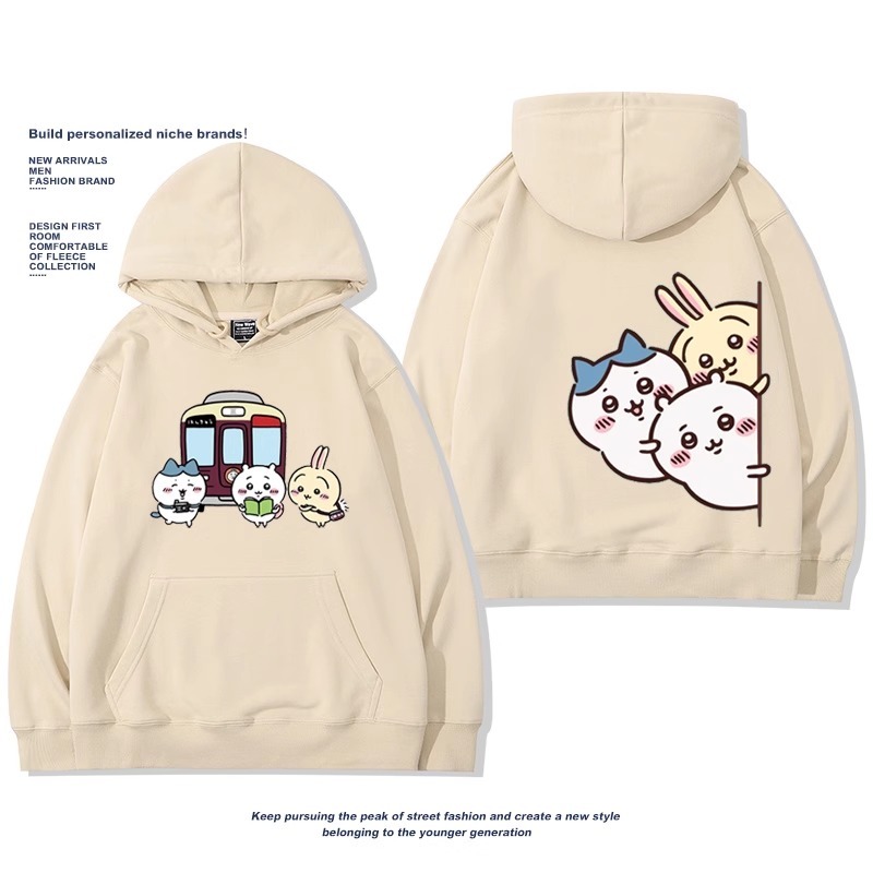 Chiikawa新款 親子情侶男女款連帽衛衣-ZUIHANG SHOP