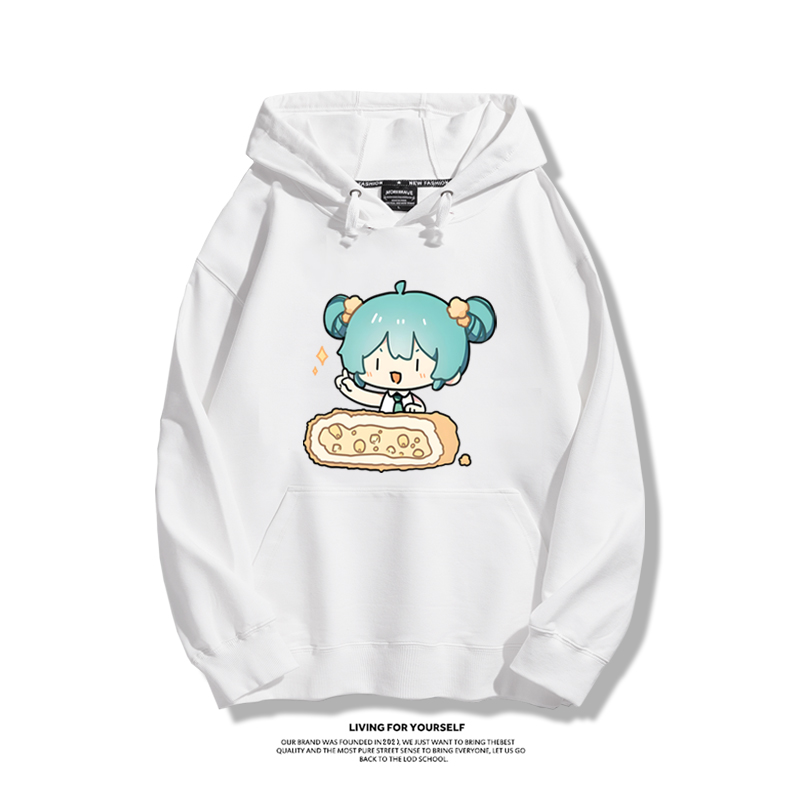初音未來 秋冬新款 親子情侶男女連帽衛衣